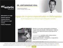 Tablet Screenshot of blefaroplastia.net